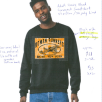 Black Crew Neck Full Logo