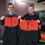 1000 Mile Jacket recipients: Niels Van Hoesel and Chris Carrier
