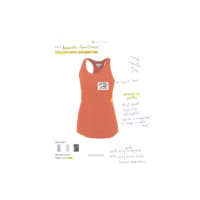 Women's Augusta Tank Black Logo