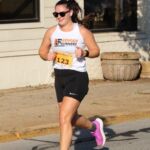 Tricia Bushway at the Evansville, IN half marathon October 5, 2024